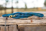 Dog Lead -  Blue Black Green  Multi