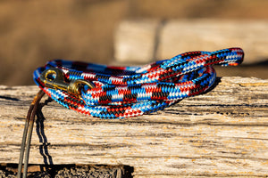 Dog Lead - Blue Red Multi