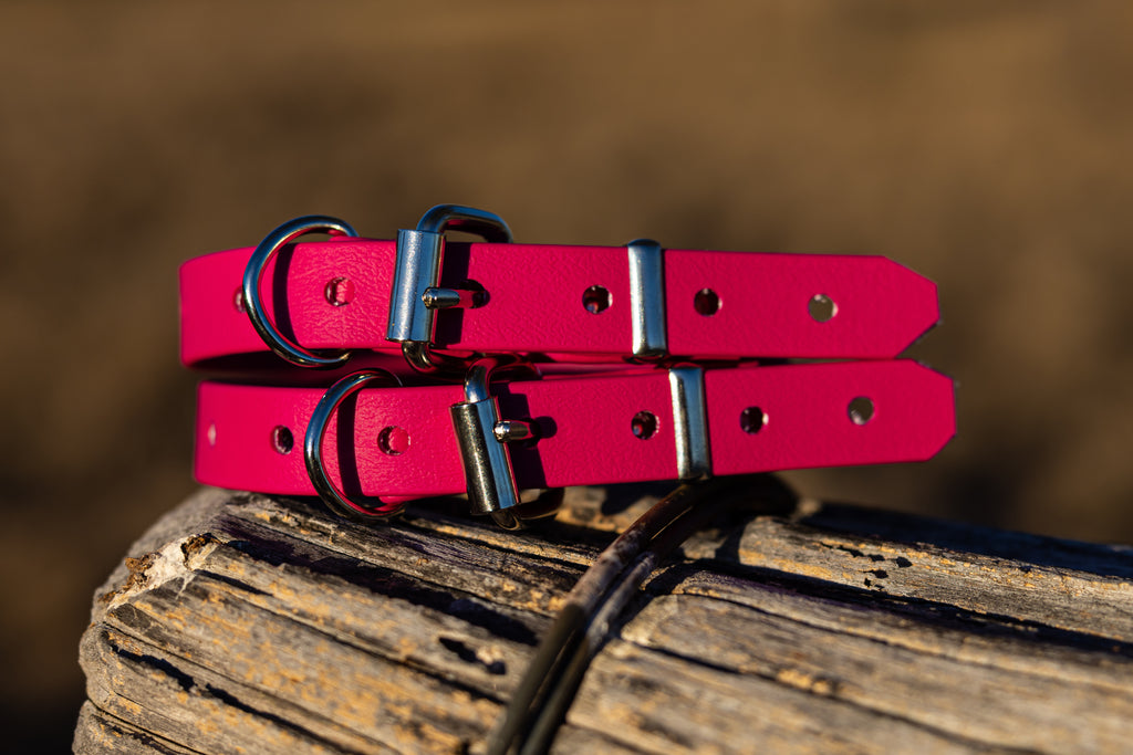 Extra Small Biothane Pup Collar 19mm - Magenta