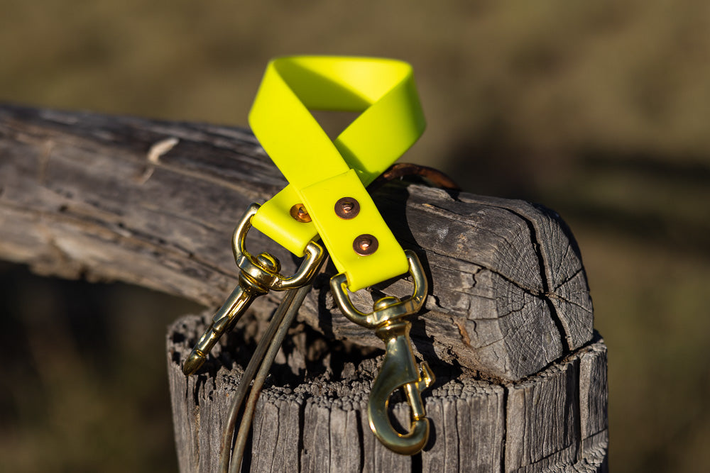 Ute Tie Biothane 25mm - Bright Yellow