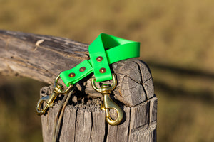 Ute Tie Biothane 25mm - Bright Green