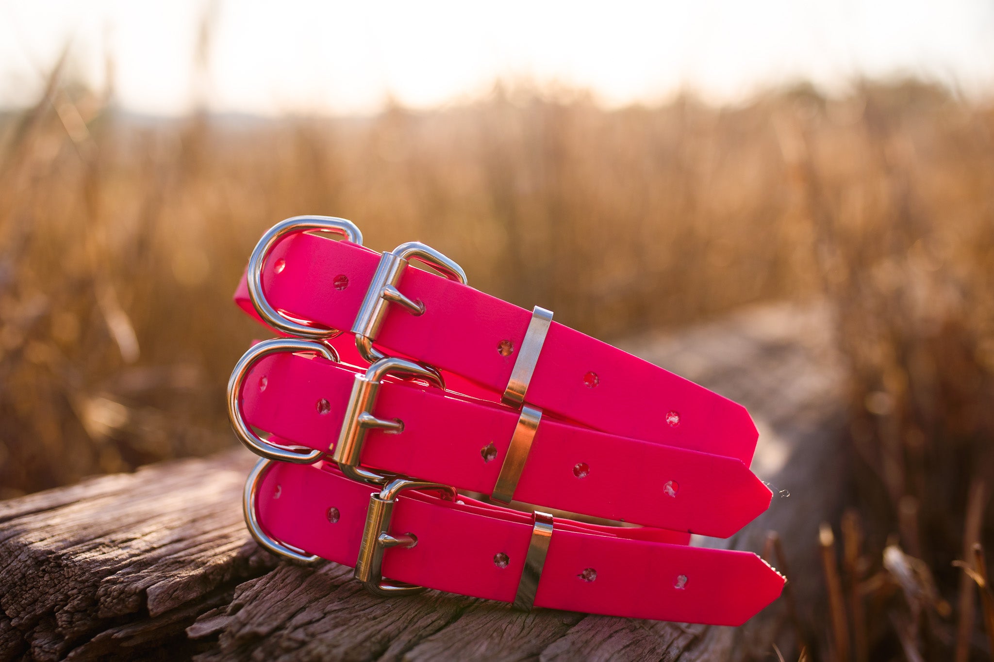 Dog Collar Biothane 25mm - Hot Pink