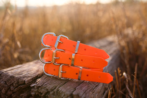 Dog Collar Biothane 25mm - Dark Orange