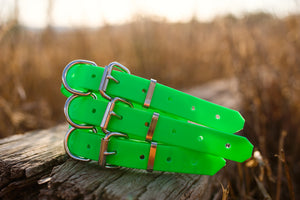 Dog Collar Biothane 25mm - Bright Green