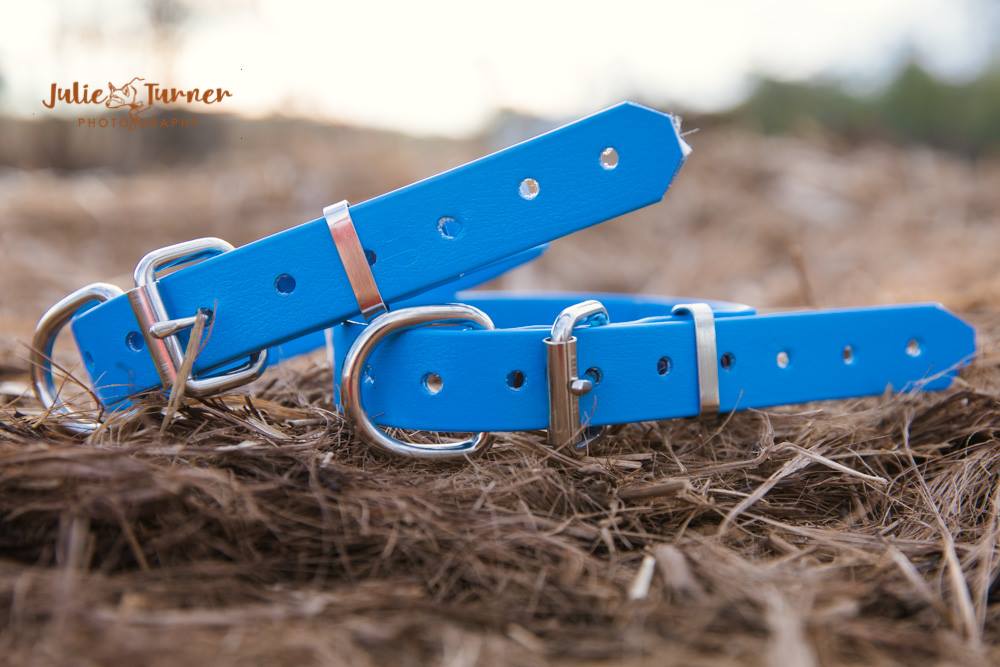 Pup Collar PVC 25mm - Light Blue