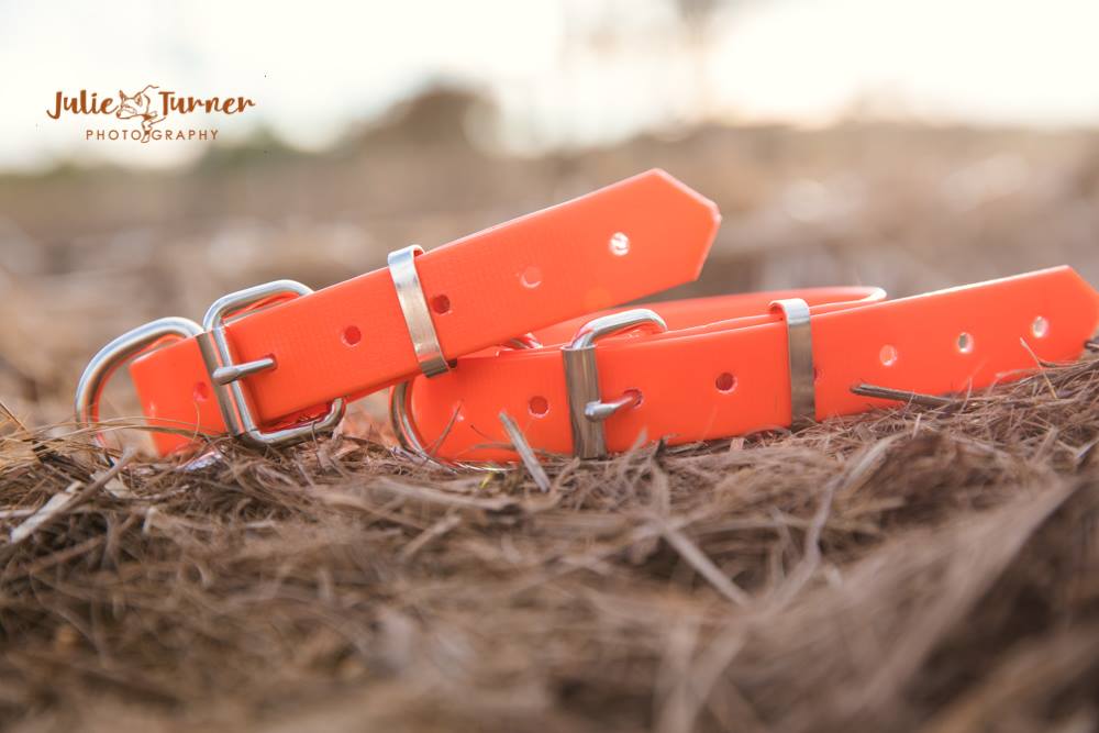 Pup Collar PVC 25mm - Orange