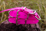 Dog Collar PVC 32mm - Hot Pink